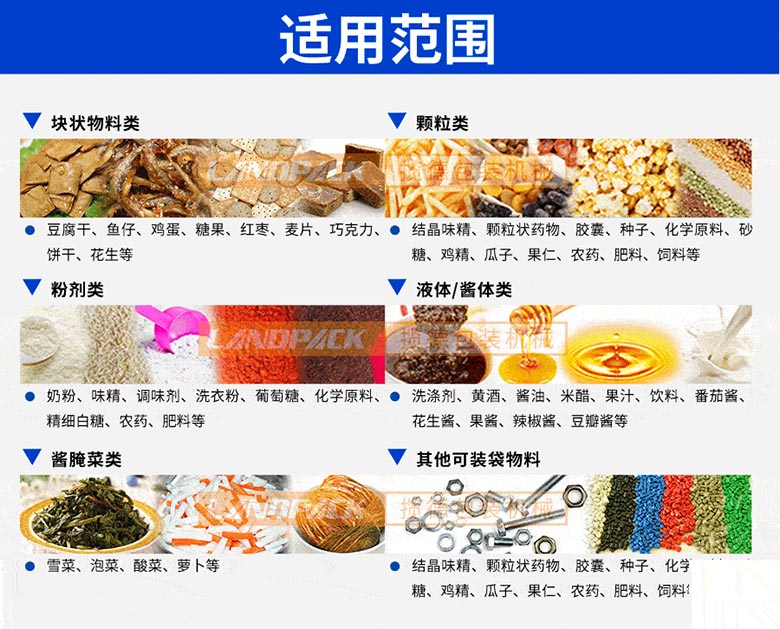 給袋式真空包裝機(jī)使用范圍 給袋式真空包裝機(jī)使用范圍